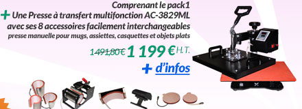 Imprimante A4 + Consommables + Presse et accessoires 1 199 € H.T..