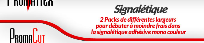 Pour débuter votre activité dans la signalétique !