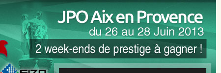 JPO Aix en Provence, du 26 au 28 Juin 2013 !