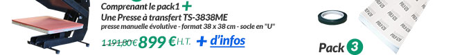 Imprimante A4 + Consommables + Presse 899 € H.T..