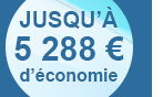JUSQU’À
5 288 € d’économie
