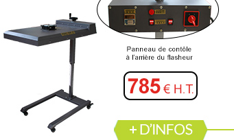 Flasheur Start Flash XF-5060 - Panneau de contrôle à l'arrière du flasheur - 785 € H.T. - + d'infos