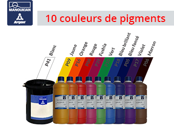 10 couleurs de pigments