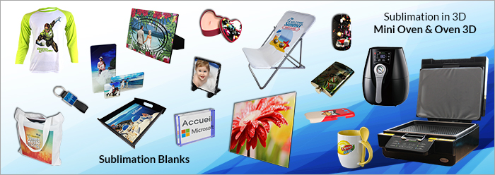 Sublimation Blanks - Sublimation in 3D Mini Oven & Oven 3D