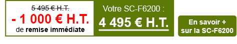 SureColor SC-F6200 - 1000 € de remise immédiate soit votre SC-F6200 à 4 495 € H.T. au lieu de 5 495 €.