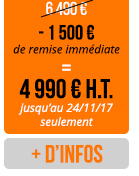 Votre EM-1010 : 6 490 € - 1 500 € de remise immédiate = 4 990 € H.T. jusqu’au 24/11/17 seulement ! + d'infos