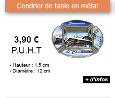 Cendrier de table en métal - 3.90 € P.H.U.T