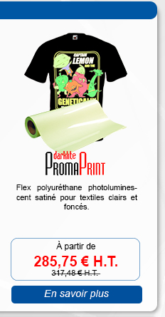 PromaPrint CLEAR PU - Transparent. Convient uniquement aux textiles clairs.