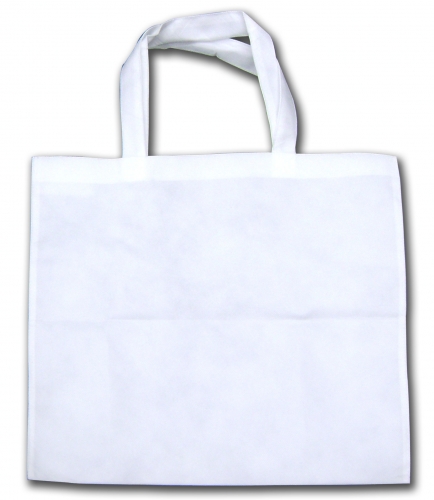 sac shopping sac en tissu blanc non tissÃ© 100 % polyester 100 g mÂ² ...