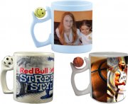 Mug football, basketball et smiley