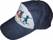 Casquette jean à personnaliser