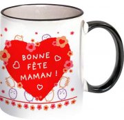 Mug bicolor imprimé