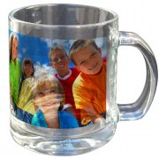 Tasse translucide à personnaliser