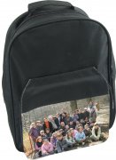 Sac à dos noir à imprimer en sublimation