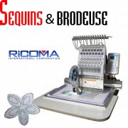 Sequin et brodeuse RCM-1501PT