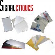 Signalétiques à personnaliser en sublimation