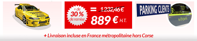 = 889 € H.T. au lieu de 1 232,46 € soit plus de 30% de remise + Livraison incluse en France métropolitaine hors Corse