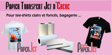 Les papiers transfert jet d'encre