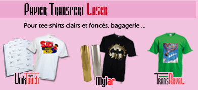Les papiers transfert laser