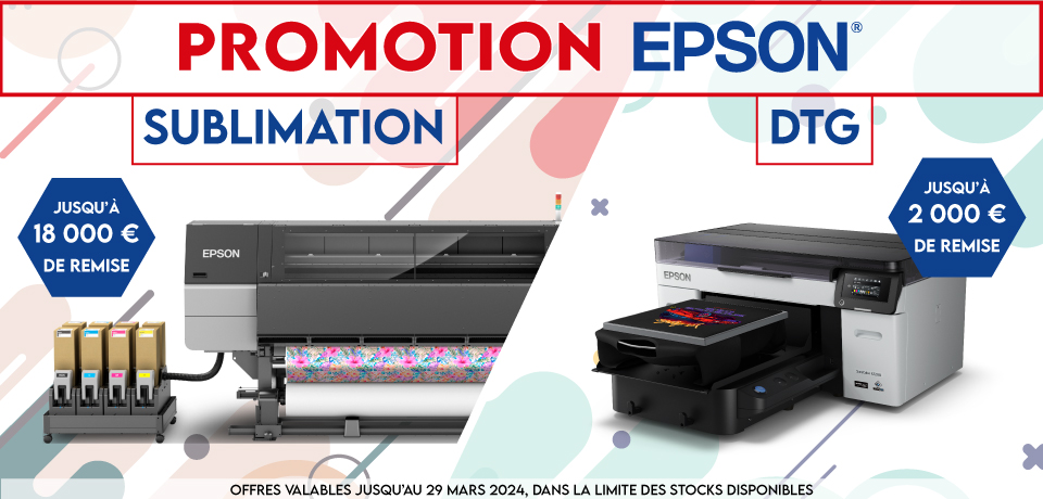 Promotion EPSON Sublimation / DTG
