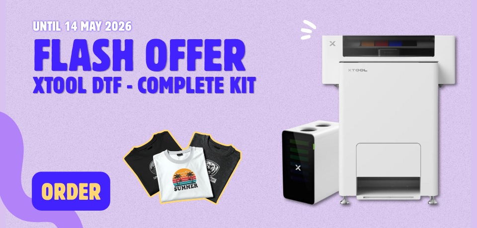 Limited offer : complete xTool DTF kit at a special price !
