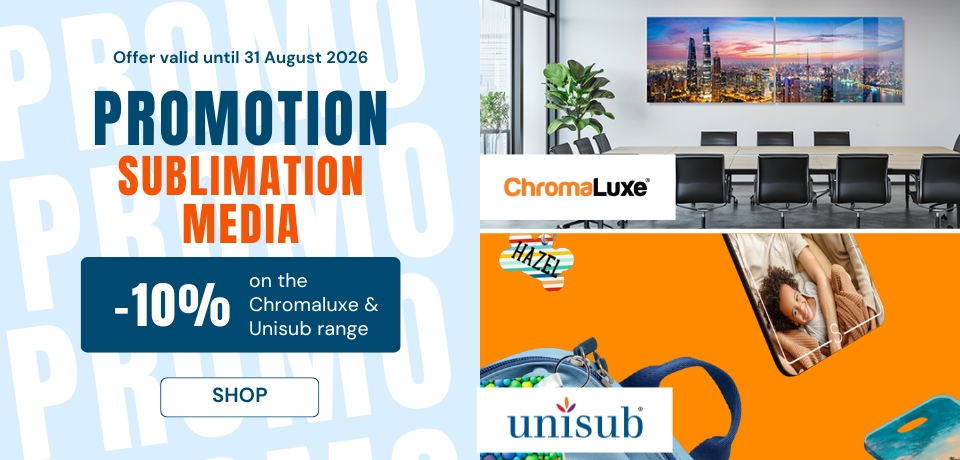 Exclusive offer : 10% off the entire ChromaLuxe & Unisub range !