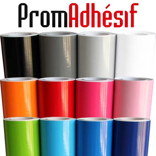 PromAdhésif - Vinyle adhésif - Effet Mat - 80 microns - Tenue en extérieur  3 ans