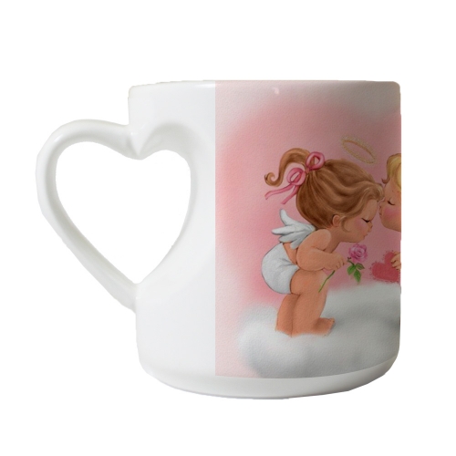 Mug anse cœur - Cadeau de St valentin