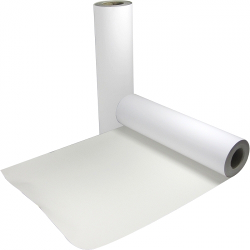 Vinyle adhésif blanc pour signalétique d'intérieur et d'extérieur