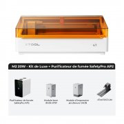 xTool M2 20W - Kit de Luxe avec Purificateur de fumée SafetyPro AP2