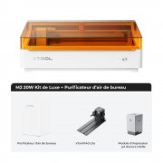 xTool M2 20W - Kit de Luxe avec Purificateur d'air de bureau