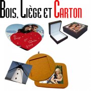 Bois, liège et carton