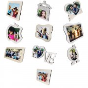 Cadres photo en MDF cristal - 10 modèles