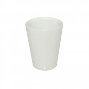 Verre Shooter blanc en céramique - 45 ml